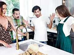 デカ尻, デカチン, デカパイ, フェラチオ, バック, フォアサム, 淫乱熟女, ティーン