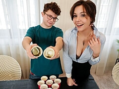 An awesome chick Iris Bloom feels a long wiener in her hungry crack