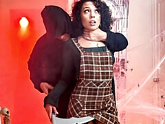 デカ尻, デカチン, デカパイ, フェラチオ, 茶髪の, バック, 淫乱熟女, ショートヘア