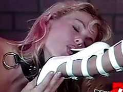 Cul, Blonde, Brunette brune, Domination, Lesbienne, Rétro, Fessée, Rétro ancien