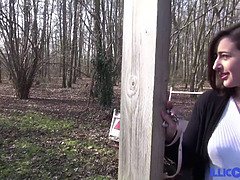 素人, アナル, 美人, 捕まる, フランス人, アウトドア, 公共, オマンコ