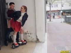 お尻, デカ尻, バック, 毛深い, 手コキする, 女子高生, ティーン, オッパイの