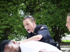 Gorda, Negro, Mamada, Morena, Cfnm, Interracial, Trio, Uniforme