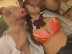 Asiatique, Sucer une bite, Éjaculation interne, Tir de sperme, Partouze, Hard, Gicler, Adolescente