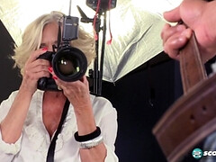 ブロンド, フェラチオ, Hd, 淫乱熟女