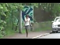 Mooi, Grote mammen, Pijpbeurt, Rondborstig, Classisch, Diep in de keel, Orgasme, Openbaar