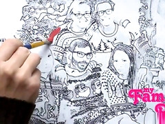 Schönheit, Grosse titten, Blasen, Süss, Schwanz, Lesbisch, Nippel, Muschi