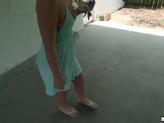 Amateur, Blonde, Doigter, Seins naturels, Pov, Public, Chatte, Tatouage