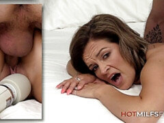 Leie, Schlafzimmer, Grosser arsch, Grosser schwanz, Grosse titten, Hundestellung, Milf, Dürr