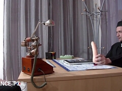 Young Nun Gets Naughty With Priest Hard Sex