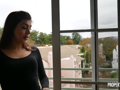 Cul, Sucer une bite, Brunette brune, Seins naturels, Pov, Chatte, Tatouage, Nénés