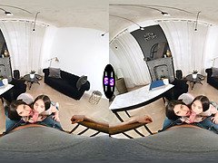 18 ans, Brunette brune, En gros plan de très près, Hard, Orgasme, Pov, Adolescente, Plan cul à trois