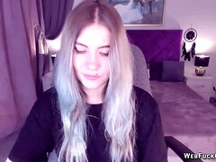 18 jaar, Enthousiasteling, Bruinharig, Europees, Hd, Huisgemaakt, Alleen, Webcamera