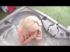 Hot Tubbing Nude with Stepmom Makayla Cox by WCA Productions
