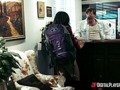 Braunhaarige, Latina, Natürlichen titten, Piercing, Muschi, Realität, Tätowierung, Titten