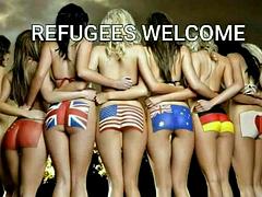 デカチン, 黒人, フェラチオ, コンピレーション, イく瞬間, ハードコア, 異人種間, ティーン