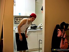 Ian Madrox and Dustin Kilimin pee and masturbate