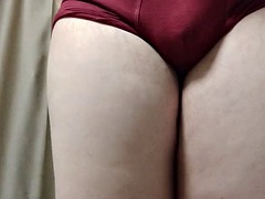 素人, ぽっちゃり, デカチン, ぽちゃ, 女装男装, パンティ, シーメール, 一人