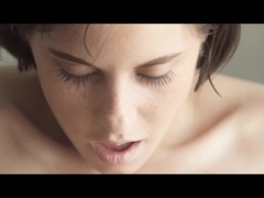 Schwarz, Küssen, Lesbisch, Nippel, Nackt, Satin, Rasiert, Ablutschen