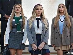 デカチン, デカパイ, フェラチオ, 黒人, 乱交, グループ, 異人種間, オッパイの