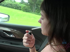 Amateur, Plage, Petite amie, Orgasme, De plein air, Pov, Fumer, Mouillée