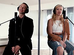 デカ尻, ブロンド, フェラチオ, Hd, なめる, オーガズム, オマンコ, 現実