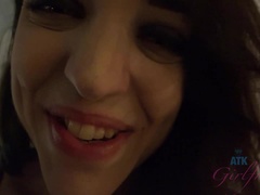 素人, 浴室, フェラチオ, 彼女, ラティーナ, 剃毛, スカート, オッパイの