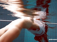 Красотки, Женщины, Фетиш, Бассейн, Рыжие, Русские, Сиськи, Под водой