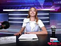 Myra Moans enjoying stepbros dick in her mouth