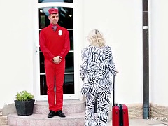 69, 美女, 美人, デカパイ, フェラチオ, ハードコア, なめる, 淫乱熟女