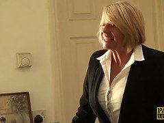 ボンデージ, イギリス人, 服従, フェティッシュ, 陵辱, 熟年, おもちゃ, バイブレーター