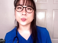 アジア人, デカ尻, 試験, 女, フェムドム, 看護婦, ハメ撮り, 一人
