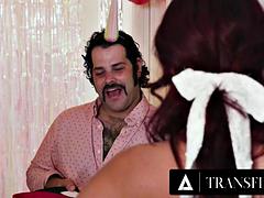 TRANSFIXED - Hot Stacked Babe Avery Lust Gets Destroyed In Closet During Game Of 7 Minutes In Heaven
