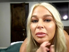 69, ベッドルーム, デカ尻, ブロンド, ジーンズ, 淫乱熟女, 禁句, オッパイの