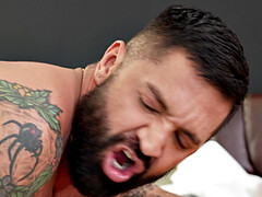 Anal, Collège université, Noir ébène, Homosexuelle, Interracial, Étudiant, Tatouage, Uniforme