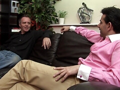 Braunhaarige, Schwanz, Doppelpenetration, Hardcore, Hd, Milf, Strümpfe, Flotter dreier