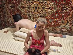 Leie, Sadomasochismus, Weibliche domination, Hd, Erniedrigung, Russisch, Strapon, Ehefrau