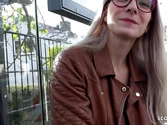 Cul, Faciale, Allemand, Lunettes, Hard, Chatte, Chevaucher, Nénés