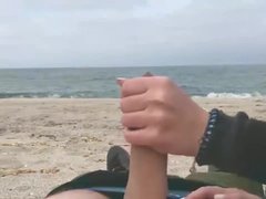 18 años, Playa, Corrida, Corridas, Pajear, Hd, Pov, Adolescente