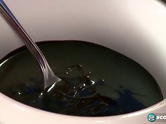 Grote mammen, Zwart, Pijpbeurt, Interraciaal, Likken, Natuurlijke tieten, Kut duiken, Roodharige vrouw