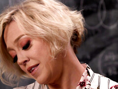 Black student wants to worship teacher mommy on camera