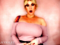 Amateur, Gros seins, Blonde, Plantureuse, Femme dominatrice, Pov, Solo, Nénés