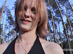 Enthousiasteling, Pijpbeurt, Compilatie, Duits, Hardcore, Buiten, Tiener, Tieten likken