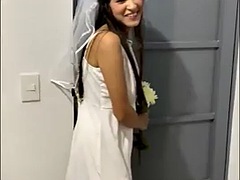 Leie, Grosser schwanz, Braut, Besamung, Spermaladung, Hardcore, Latina, Ehefrau