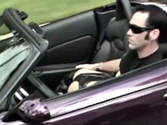 美女, デカパイ, ブロンド, 車, イく瞬間, アウトドア, 公共, のぞき