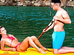 ビーチ, デカチン, フェラチオ, バック, 自然山雀, アウトドア, ガリガリ, ティーン