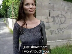 Asiatique, Grosse bite, Gros seins, Sucer une bite, Queue, Poilue, Hd, Public