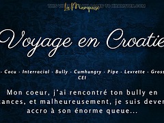 デカチン, 黒人, フェラチオ, 浮気する, フランス人, ハードコア, 異人種間, 妻