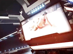 ビキニ, ブロンド, 巨乳な, レズビアン, なめる, オマンコ, 赤毛, ペニスバンド