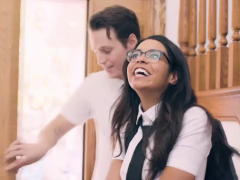 Pijpbeurt, Hd, Interraciaal, Tiener, Trio